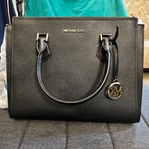 Michael Kors Hope Large Satchel Black